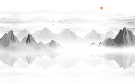 新中式水墨画