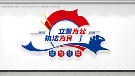 公安标语文化墙