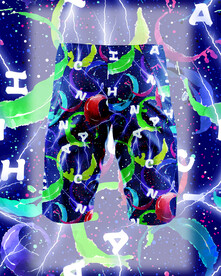 潮流新型花型男装印花