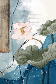荷花玄关