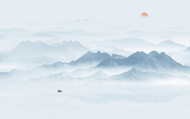 水墨山水画