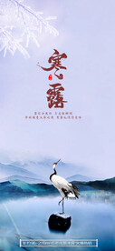 地产寒露海报