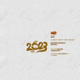 矢量2023兔年