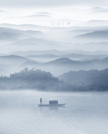 山水水墨画