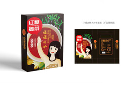 红糖姜茶包装