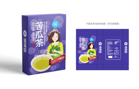 苦瓜茶包装 
