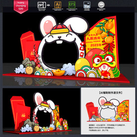 新年拍照框