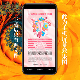 私密海报 女性保养 子宫