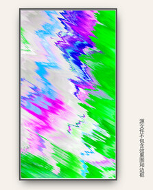 玄关现代壁画