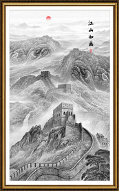 玄关山水画