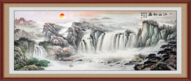 国画山水画
