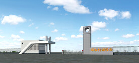 养殖场大门设计案例效果图