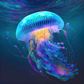 发光水母