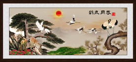 鹤鹿同春