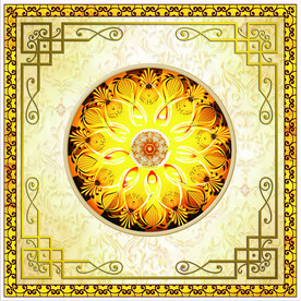 欧式立体花纹