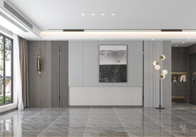 现代客厅沙发背景墙