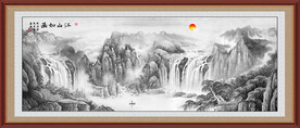 水墨山水画