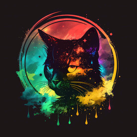 涂鸦猫头