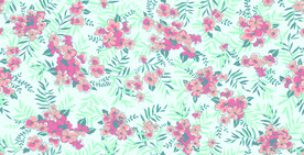 绿色小碎花