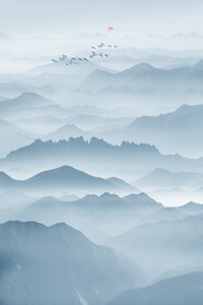 玄关水墨画