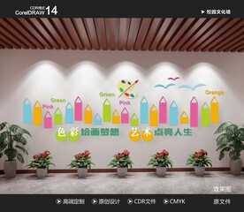 美术教室墙