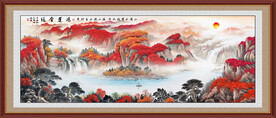 鸿运当头国画