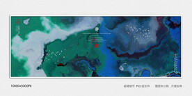 水墨地毯印花