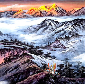 金山银山画