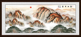 江山如画旭日东升