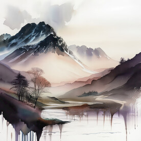 水彩风景