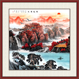 国画山水画