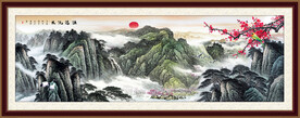国画泰山