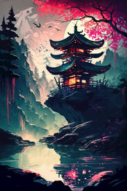 夜风孤楼