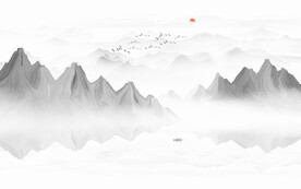 意境写意山水画