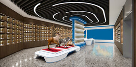 动物医药展厅效果图