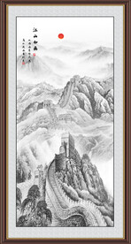 玄关山水画