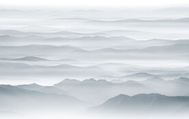 新中式意境水墨画背景墙