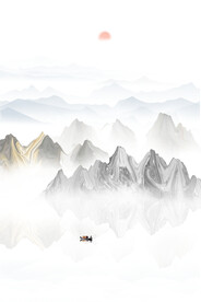 玄关山水画