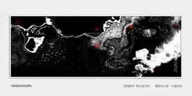 黑白水墨画