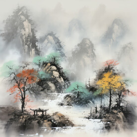 山水相涧