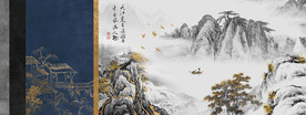 新中式山水国画装饰画