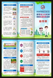 全国疟疾日三折页