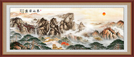 江山如画泰山图
