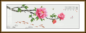 富贵有余花鸟国画