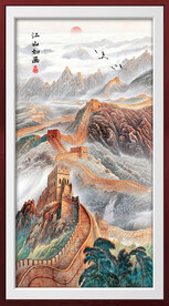 玄关山水画