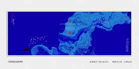 茶室水墨画