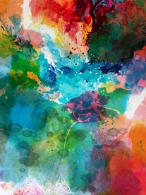 抽象色彩画