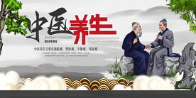 中医养生展板 