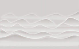 新中式山水光影立体木格栅背景墙