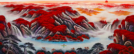鸿运当头国画